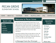 Tablet Screenshot of pecangrove.yuma.org