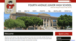 Desktop Screenshot of fourthavenue.yuma.org